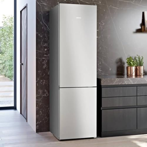 Réfrigérateur combiné Siemens KG39NVIAG réfrigérateur congélateur Pose libre 363 Acier brossé - vue 9
