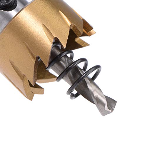 sourcingmap 25mm HSS Drill Bit Hole Saw Stainless High Speed Steel Metal Alloy, 25x15mm - Image 3