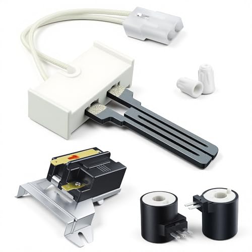 Gas Dryer Repair Kit - 279311 Igniter,338906 Gas Dryer Flame Sensor,279834 Gas Valve Solenoid Coils...