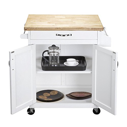 Dorel Living Kitchen Island, White #TOP3