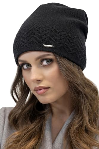 Bonnet en laine femme VIVISENCE, douceur et élégance pour l'hiver