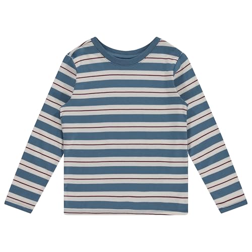 STITCH & STONE Boys 4 Pack Long Sleeve Graphic Tops, Stylish and Comfortable Tees for Kids4