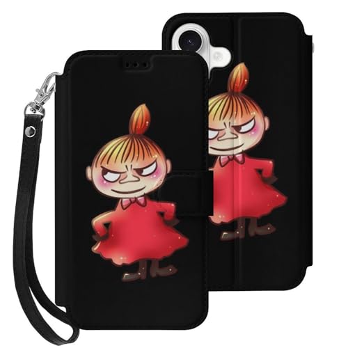 For ���[�~�� �Ή� iPhone 16 �X�}�[�g�t�H���P�[�X �蒠�^ ����PU���U�[ ���u���X�^���h�@�\�t�� �J�[�h�X���b�g �X�g���b�v�t�� ���z�^ �}�j���A���� �J�[�h���[ ��G�肪�悢 �}�O�l�b�g�� �|�����z���� MM-13F