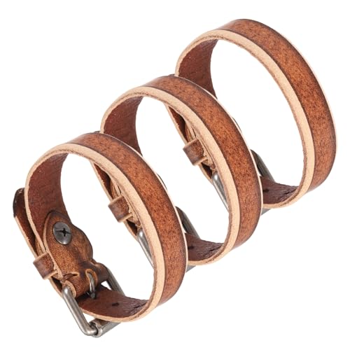 Bracelet punk homme femme réglable lot de 3 pour création bijoux personnalisés