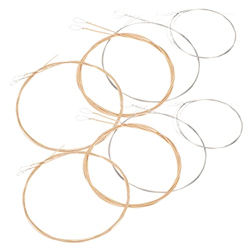 Milisten Mandolinen Saitensatz Aus Edelstahl Für 12-Saitige Mandoline Mit Glatter Oberfläche Und Langer Lebensdauer Zubehör Für Akustische Mandolinen