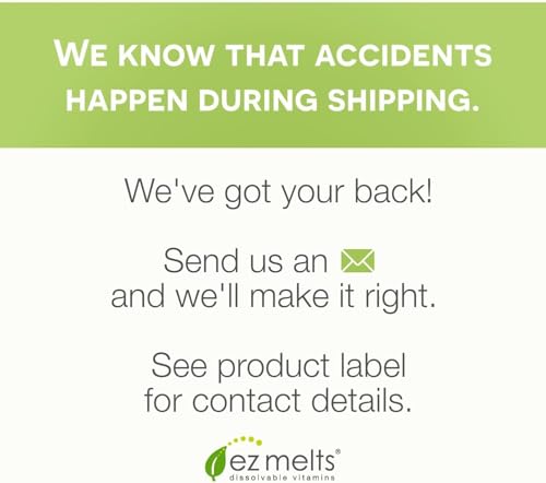 EZ Melts Dissolvable Vitamin B-Complex with Methyl B12 and Methyl Folate, Sugar-Free, 2-Month Supply - 1 Pack