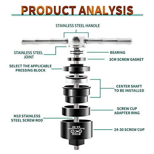 Muqzi Bicycle Bottom Bracket Install And Removal Tool Mountain Road Bike Bb86/Bb30/Bb91/Bb92 Press Fit Bb Remover Repair Tool #TOP1