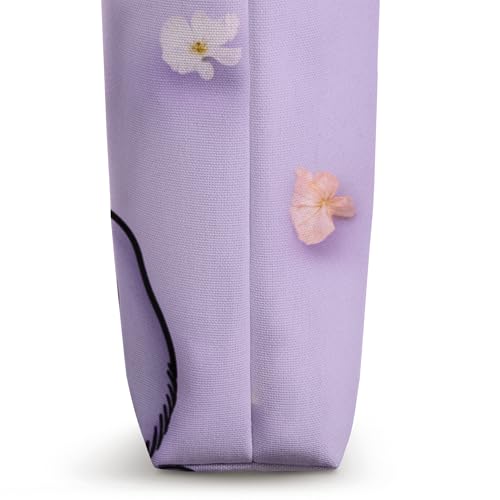 Bolsa Tote Purple Corgi Puppy Dog miniatura 3