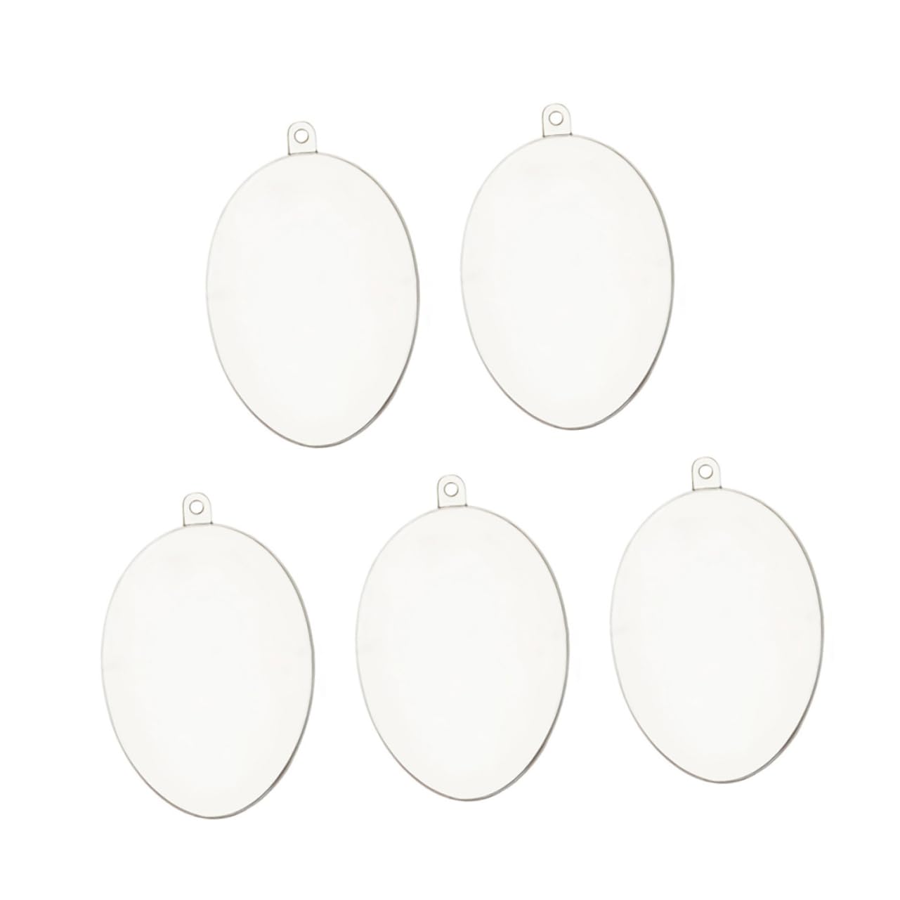 Boules décoratives œuf transparentes incassables pour décoration de Pâques