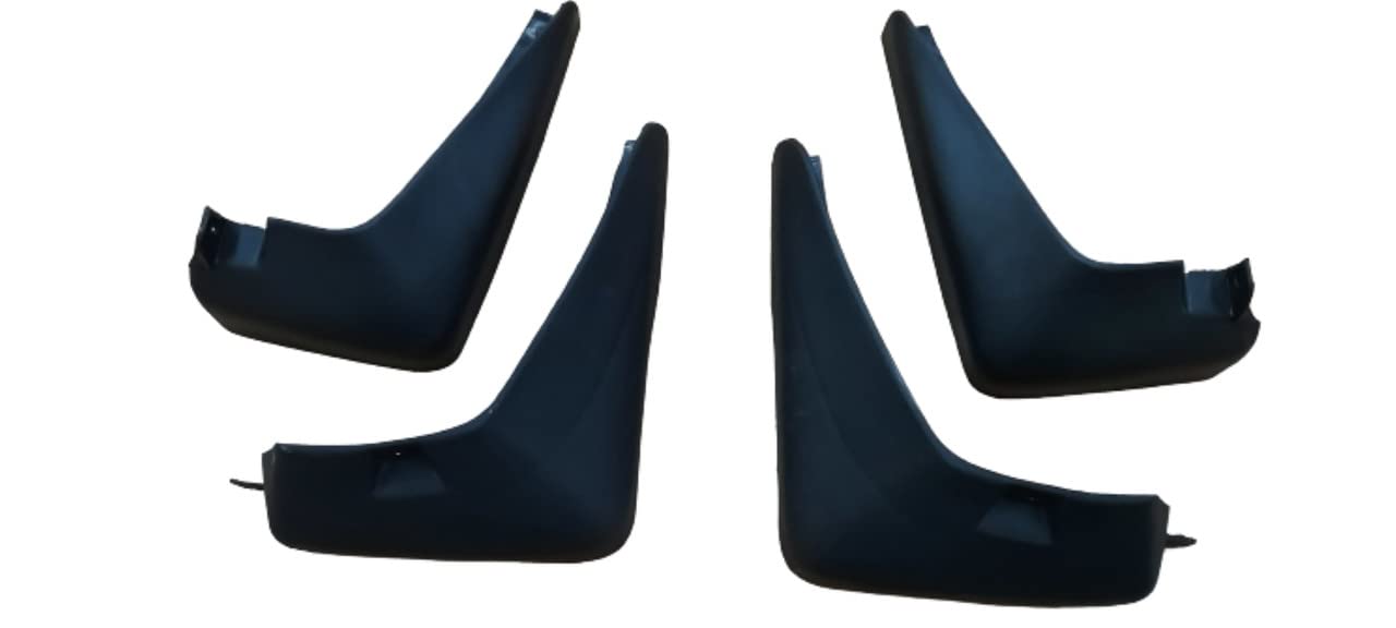 RMC Car Mud Flaps/Mudgaurds Suitable for SX-4 with Screws and Washer for Fitment (Set of 4 pcs.) (Black)
