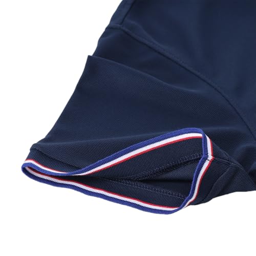 Mens Polo Shirts Solid Short Sleeve Slim Fit Workout Polo Shirts3