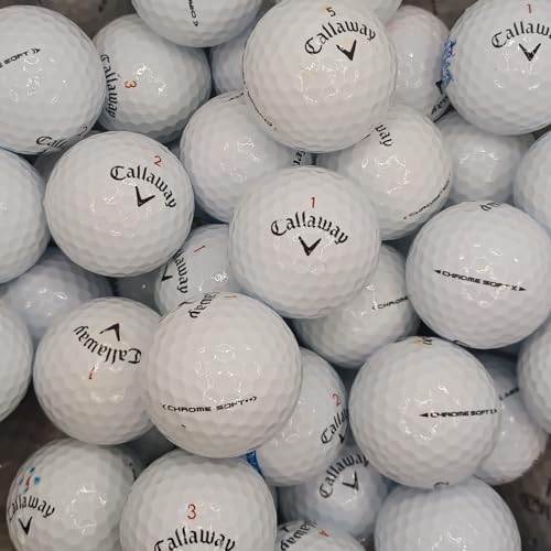 20 Callaway Chrome Soft Golf Balls Pearl/A Grade - Harlech Golf Balls