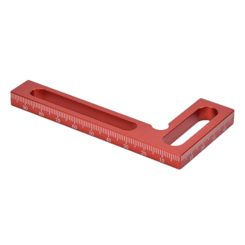 Littimoon Aluminum Alloy Square Ruler Height Ruler 90 Degree Square Ruler Woodworking Measuring Tools Marking Ruler