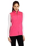New Balance Women's Fleece Vest, Magenta, Large