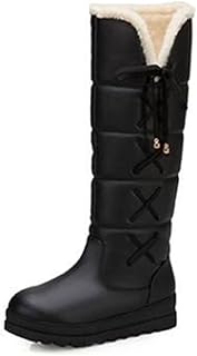 [イグル] GHSDQ ダウンブーツ スノーブーツ ロング レディース ロングブーツ スノーシューズ ロング ブーツ 長靴 雪 雪用 ウインターブーツ キャンプ フェス 防水 防滑 撥水 防寒シューズ 防寒靴 ダウン ボア ブラック ブルー レッド