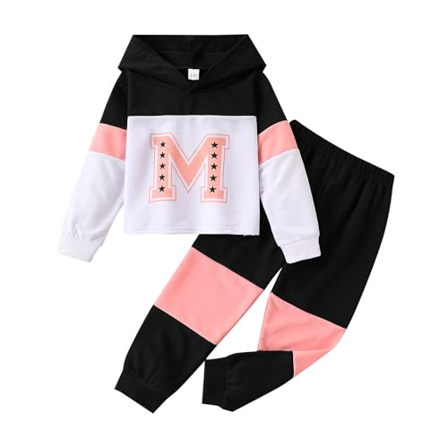 Image of Kid Toddler Girl Clothes - Tie Dye Hoodie Sweatshirt Girl Outfits Pullover Jogger Hooded Sweatpant Set