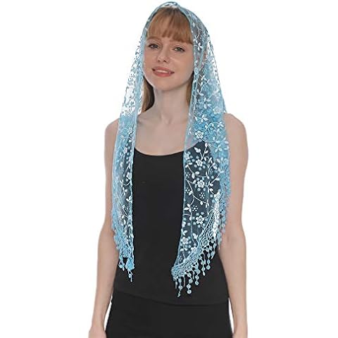 LMVERNA Voile en tulle bleu Cover