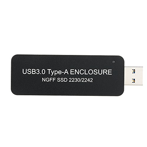 Sangmei NGFF/M.2 SSD para USB 3.0 Tipo-A Disco rígido portátil Recarregável Gabinete de gabinete ext