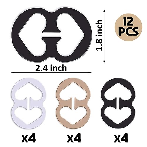 Bra Strap Clips, Bra Clips to Make Racerback, Bra Strap Holders for Slip, Bra Strap Holder - Conceal Hide Straps - Cleavage Control2
