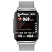 Produktbild Knauermann Pro 2 Plus (2023) Silber - Gesundheitsuhr Smartwatch - OSRAM Sensoren - Brustkorb EKG + HRV Funktion - BT Bluetooth - Schlafapnoe - Blutdruck - Metallband Silber, 14-24