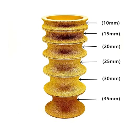 Meuleuse d'angle : roues de profilage diamant 75mm pour marbre et granit