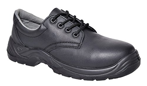Portwest Portwest Compositelite Safety Shoe S1P, Size: 45, Colour: Black, FC14BKR45