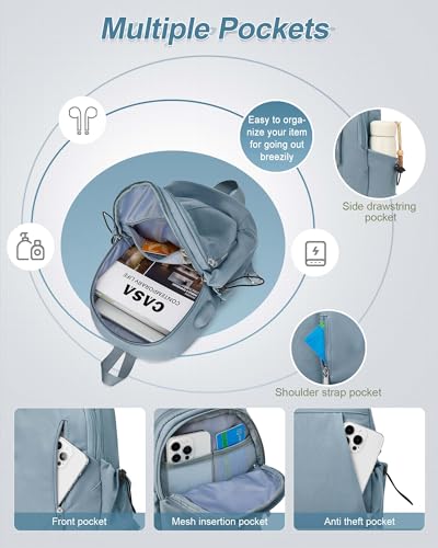 Image of Small Black Sling Crossbody Backpack Shoulder Bag for Men Women