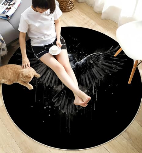 Tapis de sol antidérapant rond 80cm pour sécuriser votre cuisine