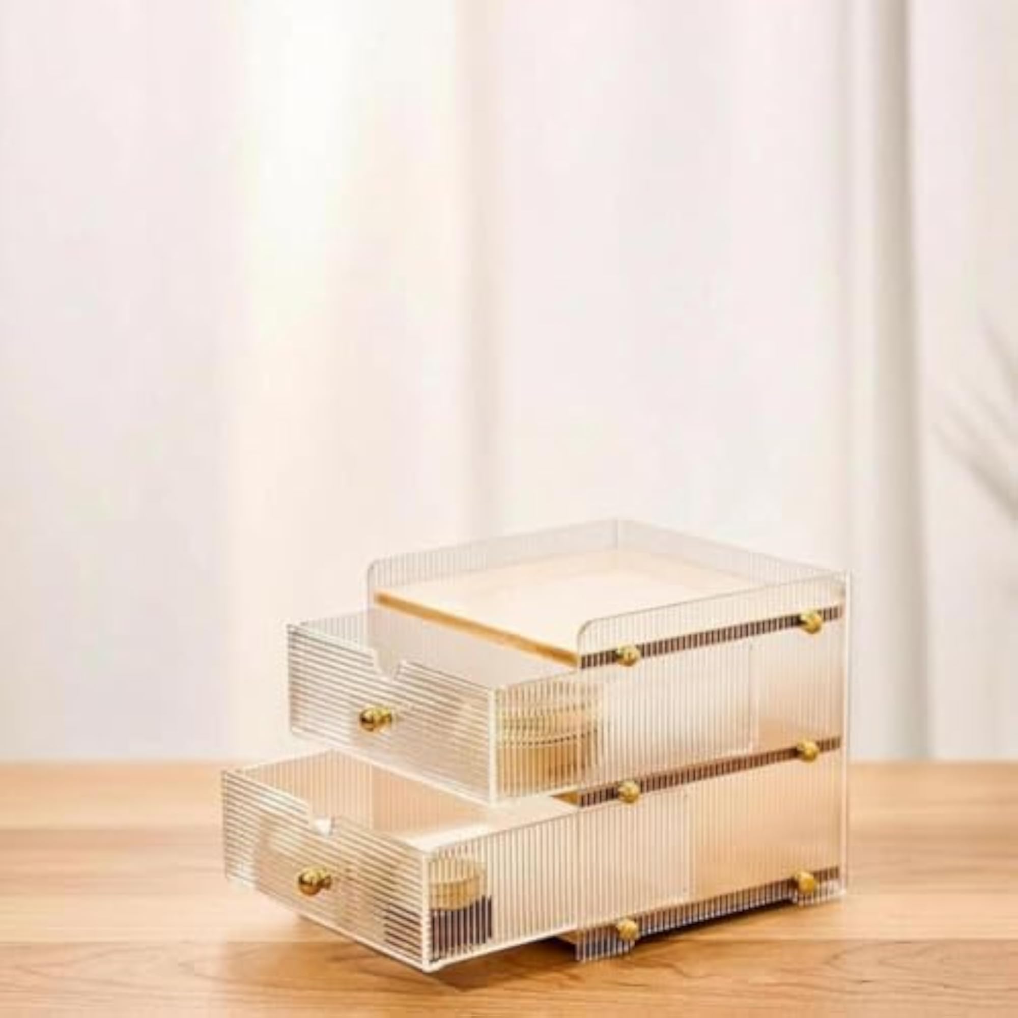 Multi-Tier Acrylic Makeup Organizer, Short