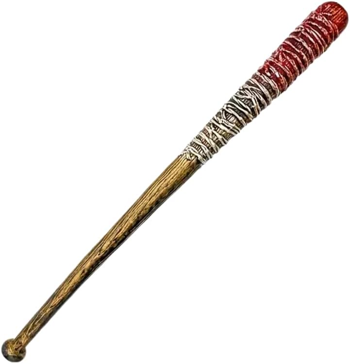 Boolavard Realistic Blood-Infused Baseball Bat with Scary Halloween Design - Durable Plastic & Foam, Perfect for Horror Parties