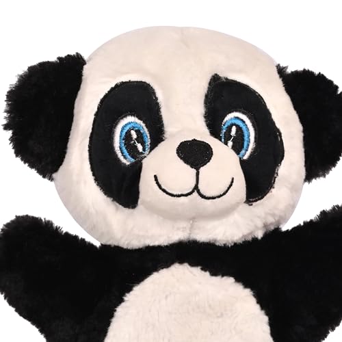 Image of Besties Panda Hand Puppets for Kids - Soft Hand Puppets for Kids, Story Telling Puppet for Kids, Hand Puppet Toy, Plush Animals Hand Puppet Toys, Fun Play Learning Toys - Black (Panda)