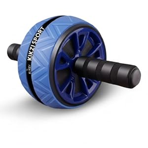 Ab Wheel Roller with Knee Mat, Dual Wheel Design for Core Strength Training, Heavy-Duty Construction, Comfort Foam Handles