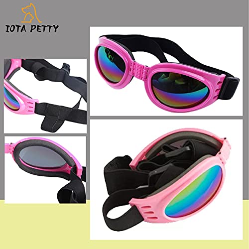 NW Dog Goggles Pet Sunglasses Adjustable Folding Eye Wear UV Protection Windproof Polarized Sunglasses for Dogs About… - Image 6