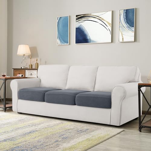 Chun Yi CUSHION COVER 22 3Pc Stretch Couch Cushion Covers, Individual Sofa Seat Slipcovers Suitable thumb #1