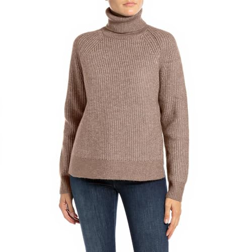 Replay Dk3306 Suéter, 618 Camel, XS para Mujer