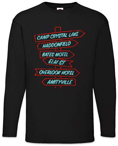 Horror Signs haut manches longues Urban Backwoods coton graphique homme