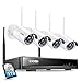 Produktbild ZOSI 8CH 5MP WiFi NVR Recorder mit 4 1080P Außen WLAN IP Überwachungskamera System 1TB Festplatte, 20M IR Nachtsicht