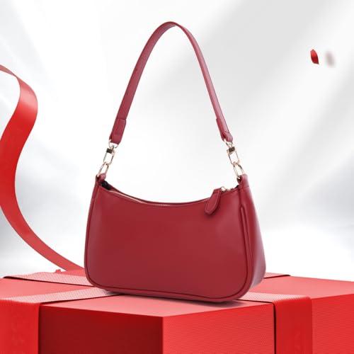 Image of Shoulder Bag for Women with 2 Removable Straps and Zipper Closure Crossbody Bags Clutch Tote HandBags Purses | with 2 Removable Straps
