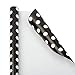 JAM Paper® Polka Dot Wrapping Paper - Jumbo - 40 sq. ft - Black with White Dots - Sold Individually