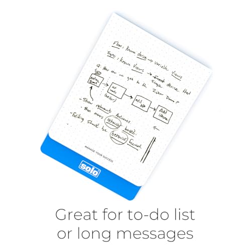 Image of SOLO Think Tank Dotted Notepad A6 - Pack of 2 |50 Sheets, 100 GSM Paper, Compact Size for Bullet Journaling, Sketching, Note-Taking, Diagrams, Charts & Creative Projects