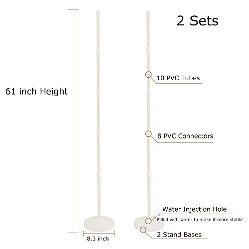 image for GoodtoU Balloon Columns Arch - 2 Set Balloon Column Kit 61