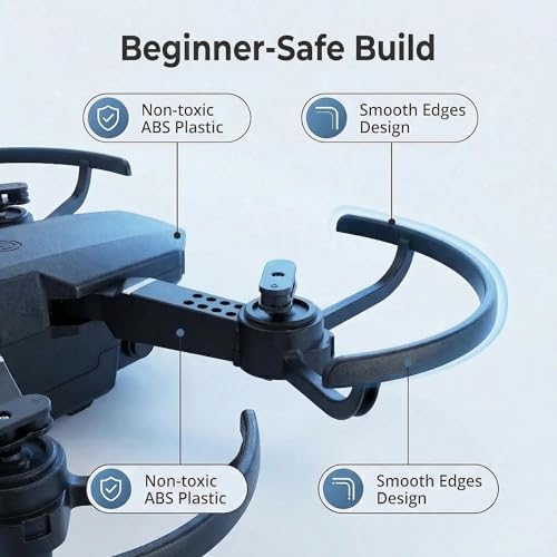 Drone with Camera 1080P HD,FPV Foldable Mini Drone for Adults（Black) 8589 by Qwdqwd - Used condition - Image 4