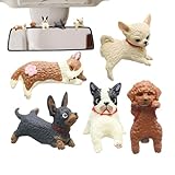 Design unique pour bords d'écran: Les chiens miniatures conçus pour les bords de moniteur insufflent une vitalité unique à votre zone de travail. Ils offrent une stabilité fonctionnelle et une touche d'élégance qui complète tout environnement de bureau, idéal pour les espaces créatifs ou professionnels.