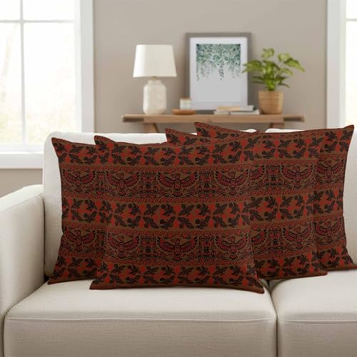 Throw Pillow Covers Set of 4 Ethnic Tribal Style Decorative