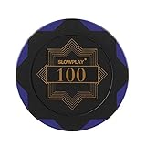 Peso y tacto bien equilibrados: gracias a una doble inyección, núcleo de hierro y un peso de 14 gramos, cada ficha está bien equilibrada, lo que permite a los jugadores disfrutar de un buen peso y tacto. Brindan la máxima satisfacción tanto si se revuelven, se apilan o se agregan al bote.