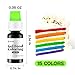 Gel Food Coloring 15 Colors x 0.35 oz Concentrated Gel Based Food Dye Vibrant Icing Colors Neon Edible Food Color for Icing Baking Cake Decorating Cookies Slime, 10g / Bottle