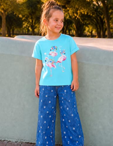 Image of Toddler Girls T-Shirt Short Sleeve Cartoon Graphic Tee 2-6T