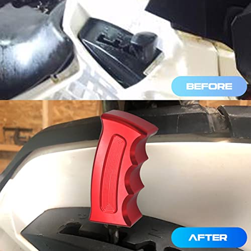 Canitu Pistol Grip Shift Knob Shifter For Can-Am Outlander Renegade, Manual & Automatic Transmission Car Grip Handle Gear Shift Lever Knob Shifter Knob Car Interrior Accessories(Red) #TOP2