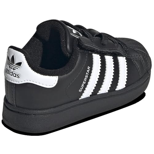 Adidas Originals Superstar II - Boys' Toddler (JH9985, Black/White)3