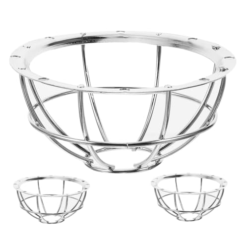 NUOBESTY 3 Piezas Protector para Detector de Humo de Hierro Resistente y Decorativa Compatible con Sensores para Garajes y Restaurantes